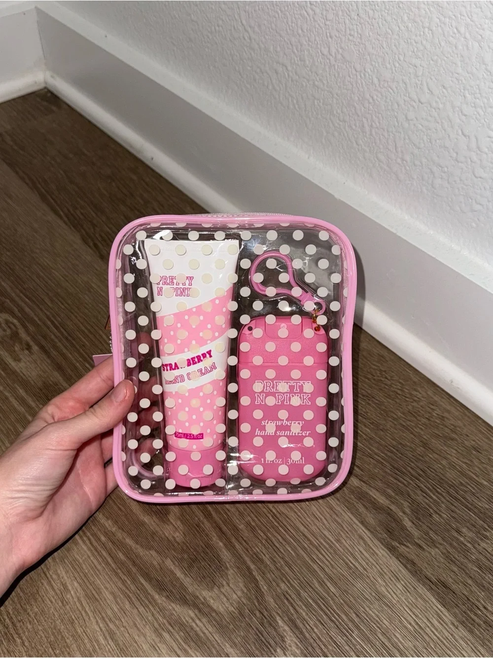 Pretty N Pink Hand Cream & Sanitizer Set Duo